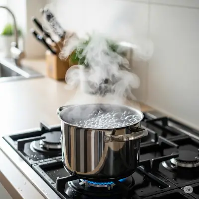 Preparando o chá
